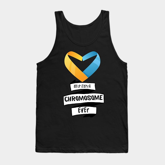 Down Syndrome Awareness Gift, best extra Chromosome, Down Right Perfect Tank Top by AM95